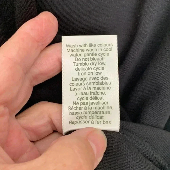 Tradition NWOT black, short sleeve T-shirt  with lace edging - Picture 6 of 6